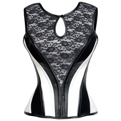 Lace Mesh Corset waisttraine.com