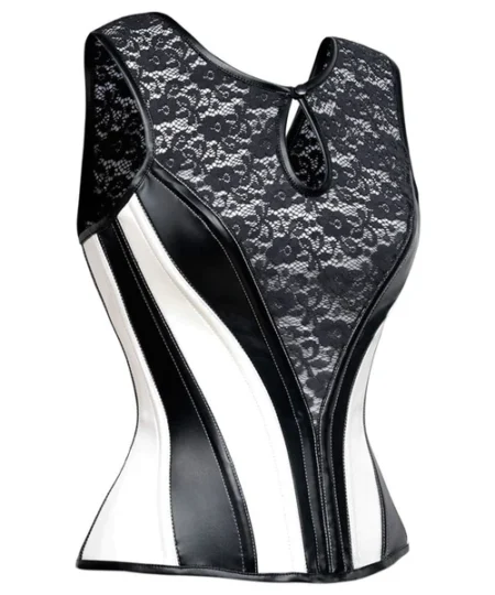 Lace Mesh Corset waisttraine.com