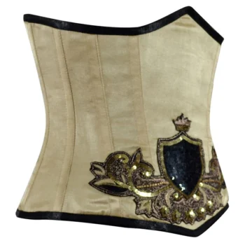 Underbust Sequined Couture Corset waisttraine.com