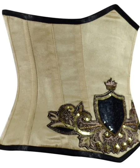 Underbust Sequined Couture Corset waisttraine.com