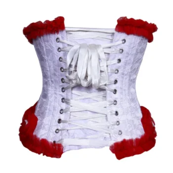 White Couture Underbust Corset waisttraine.com