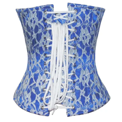 White Lace Corset waisttraine.com