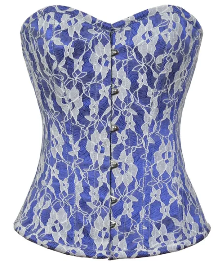 White Lace Corset waisttraine.com