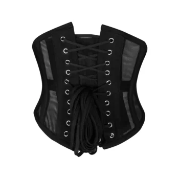 Mesh Black Corset waisttraine.com