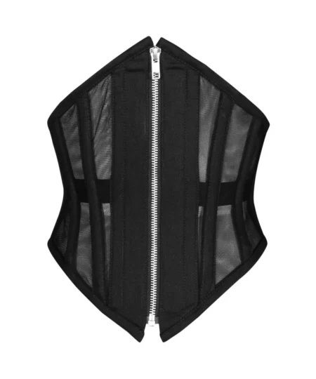 Mesh Black Corset waisttraine.com