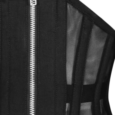 Mesh Black Corset waisttraine.com