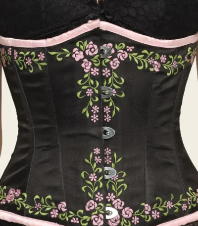 Flower Embroidered Corset waisttraine.com