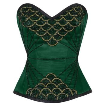 Green Couture Corset waisttraine.com