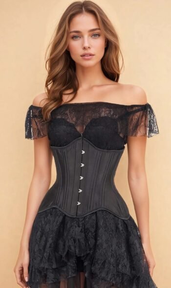 Black Best Waist Trainer Cotton Corset