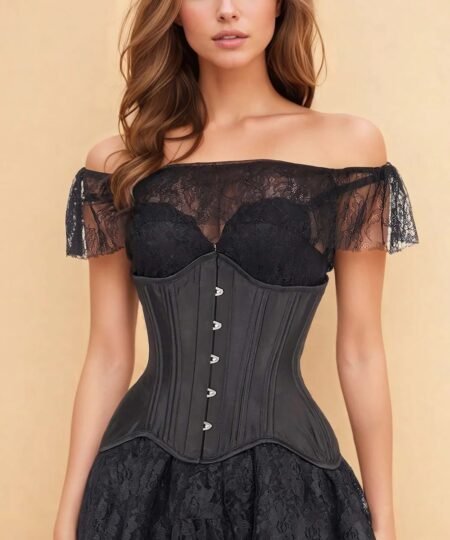 Black Best Waist Trainer Cotton Corset