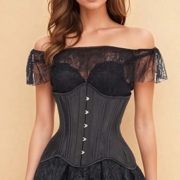 Black Best Waist Trainer Cotton Corset