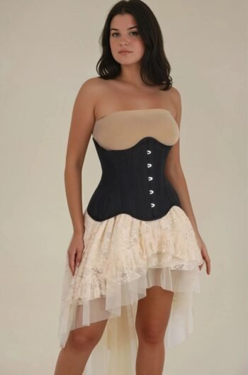 Black Curvy Waist Trainer Classic Corset For Woman