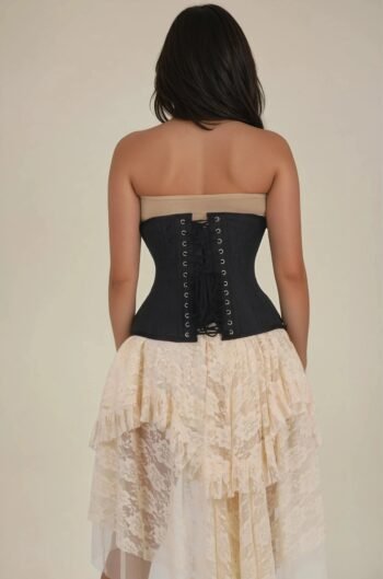 Black Curvy Waist Trainer Classic Corset For Woman