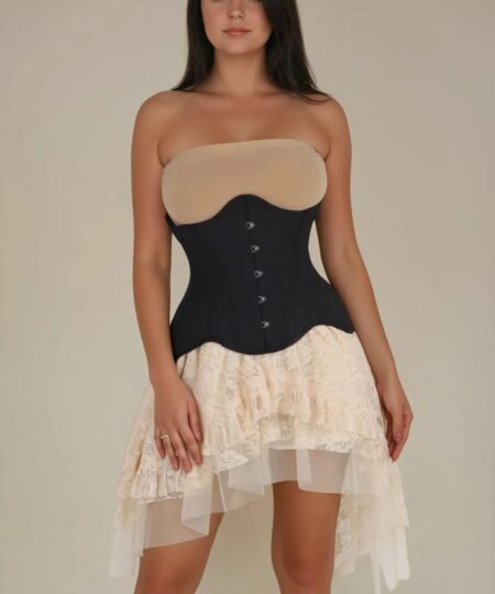 Black Curvy Waist Trainer Classic Corset For Woman