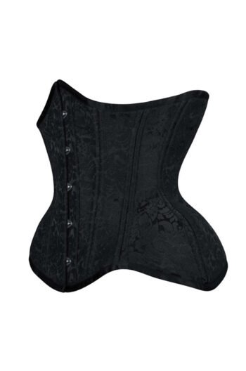 Black Curvy Waist Trainer Classic Corset For Woman