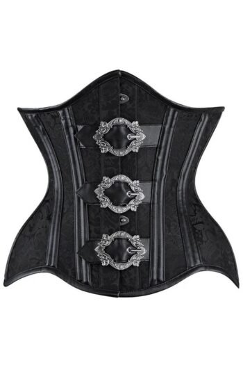 Black Gothic Best Waist Trainer Corset For Curvy Women