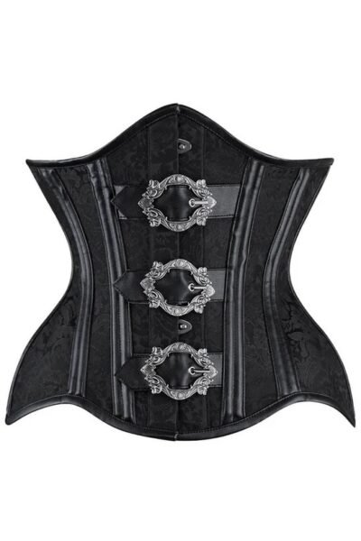 Black Gothic Best Waist Trainer Corset For Curvy Women