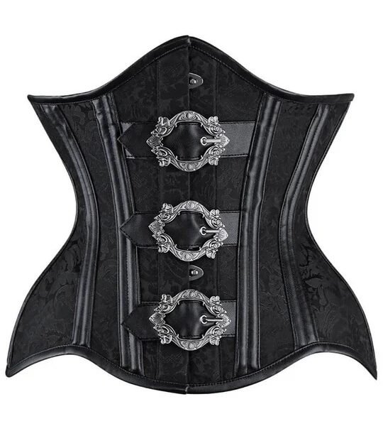 Black Gothic Best Waist Trainer Corset For Curvy Women