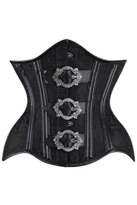 Black Gothic Best Waist Trainer Corset For Curvy Women
