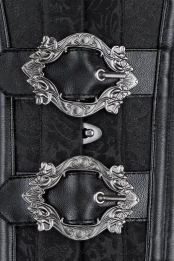 Black Gothic Best Waist Trainer Corset For Curvy Women
