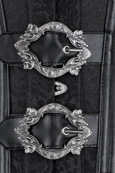 Black Gothic Best Waist Trainer Corset For Curvy Women