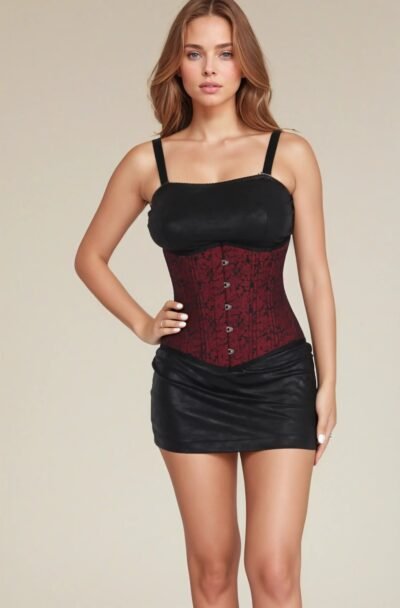 Brocade Underbust Waist Training Corset