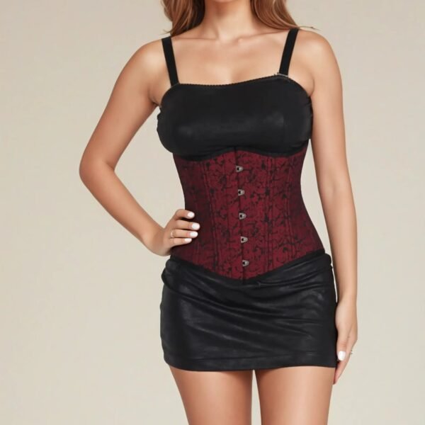 Brocade Underbust Waist Training Corset