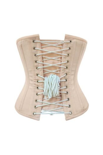 Cotton Waist Trainer Beige Corset For Women