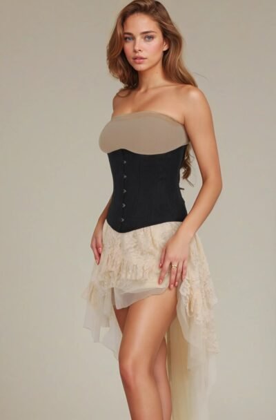Underbust Gothic Waist Trainer Corset