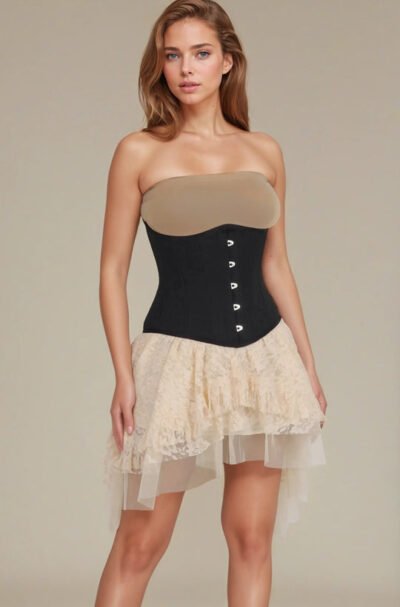 Underbust Gothic Waist Trainer Corset