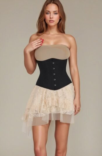 Underbust Gothic Waist Trainer Corset