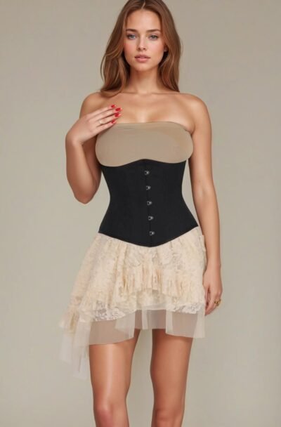 Underbust Gothic Waist Trainer Corset