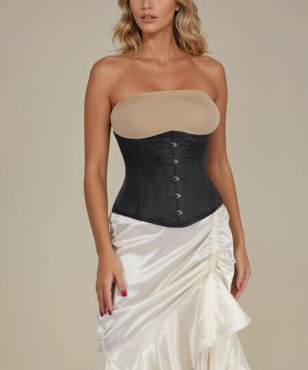 Underbust Satin Waist Training Corset For Women