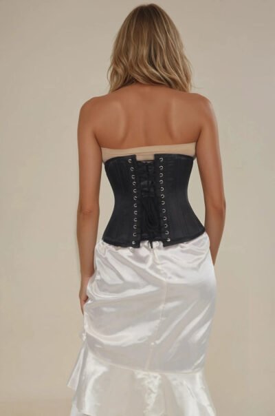 Underbust Satin Waist Training Corset For Women