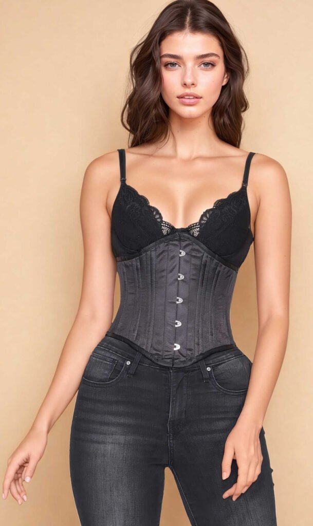 Black Waist Trainer Wapsie Corset