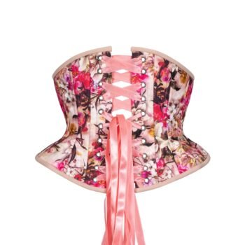 Cotton Corset Waspie Hourglass Silhouette Short Torso