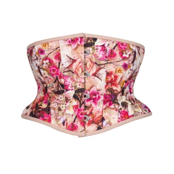 Cotton Corset Waspie Hourglass Silhouette Short Torso