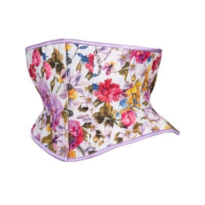 Cotton Summer Corset Waspie Hourglass Short Torso