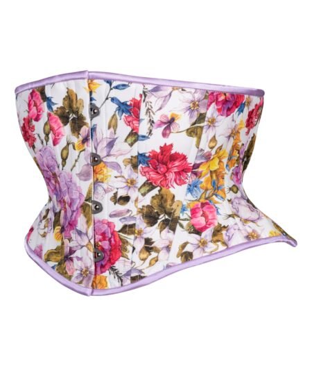 Cotton Summer Corset Waspie Hourglass Short Torso