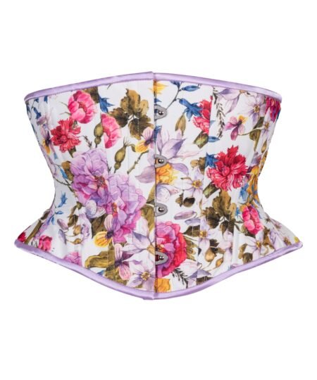 Cotton Summer Corset Waspie Hourglass Short Torso