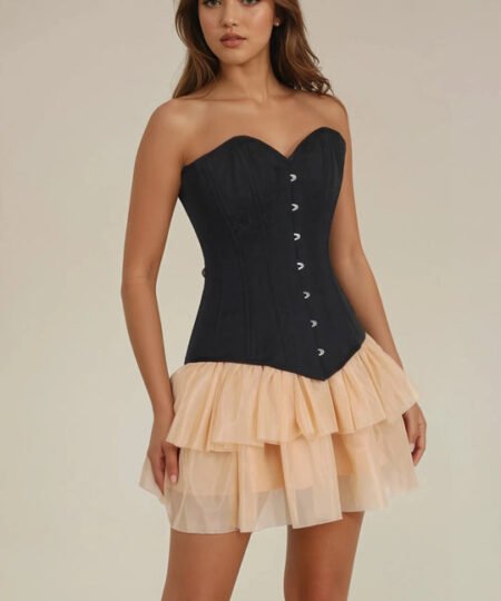 Gothic Brocade Waist Trainer Corset