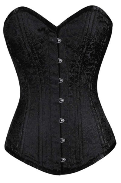 Gothic Brocade Waist Trainer Corset
