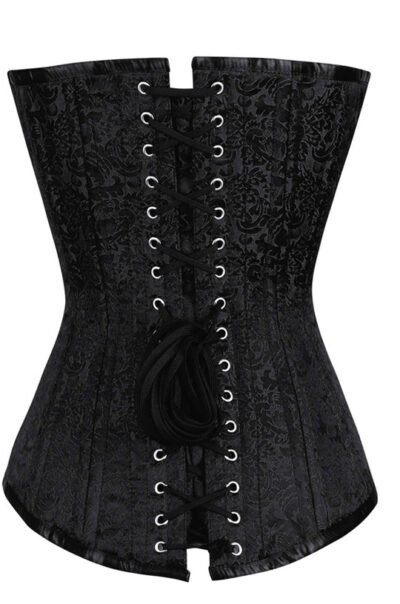 Gothic Brocade Waist Trainer Corset
