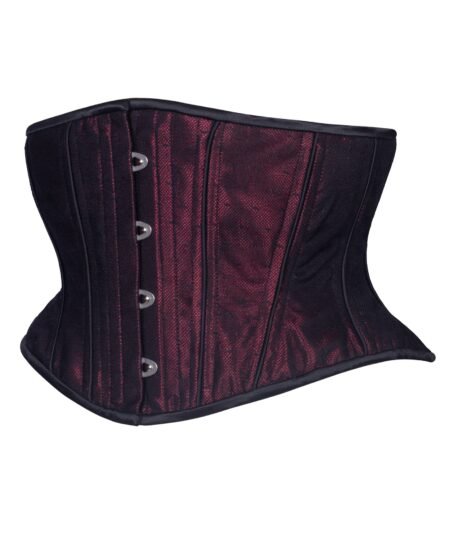 Red Short Hourglass Corset Waspie