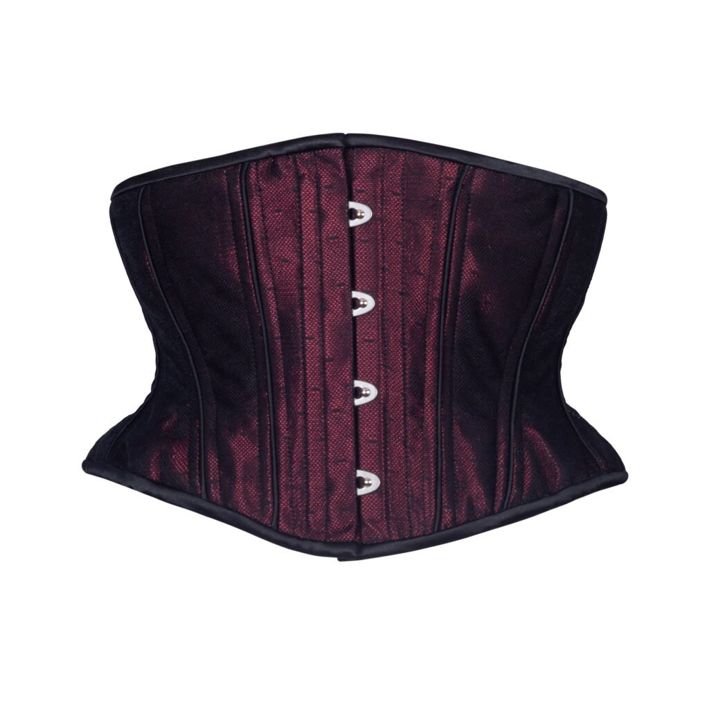 Red Short Hourglass Corset Waspie