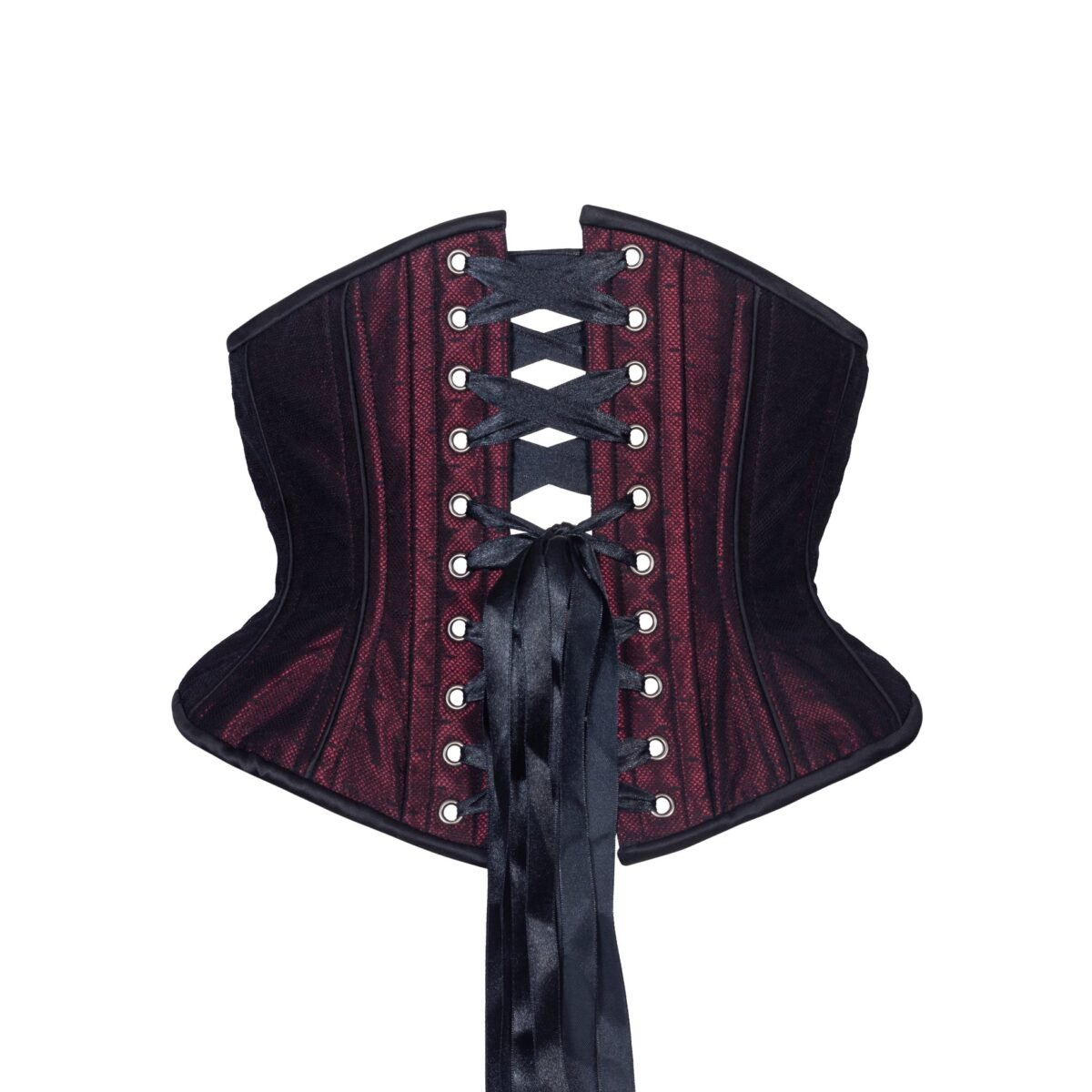 Red Short Hourglass Corset Waspie