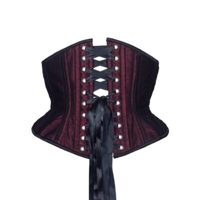 Red Short Hourglass Corset Waspie