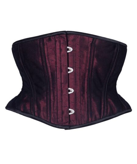 Red Short Hourglass Corset Waspie