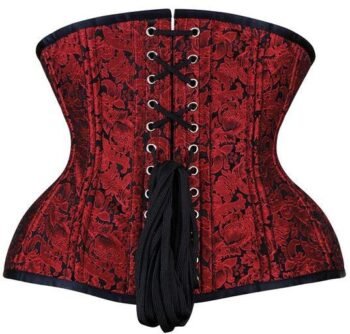 Steel Boned Underbust Waist Trainer Corset