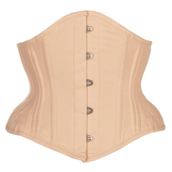 Beige Waist Training Cotton Waspie Corset